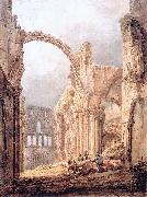 Interior of Lindisfarne Priory Thomas Girtin